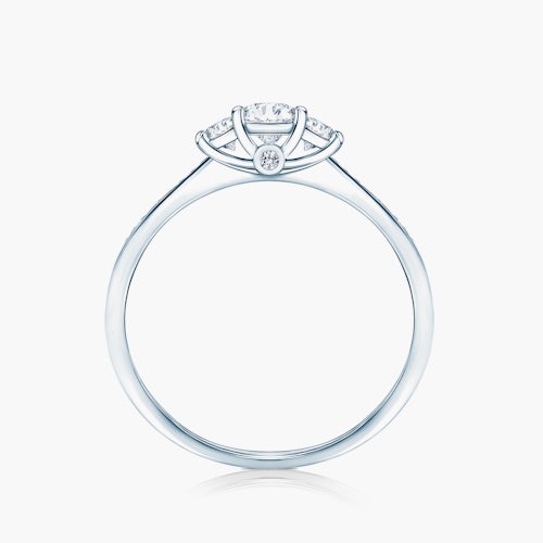 Pierścionek zaręczynowy Dream: białe złoto, diamenty